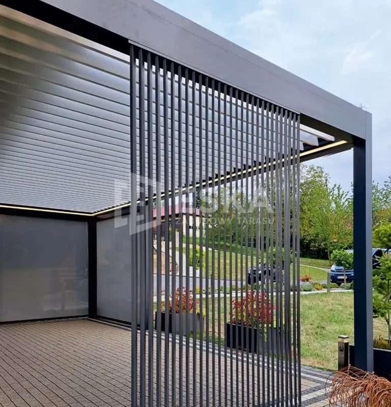 Zadaszenie tarasów, Automatyczne sterowanie Lamelami – Eska Zabudowy Tarasu